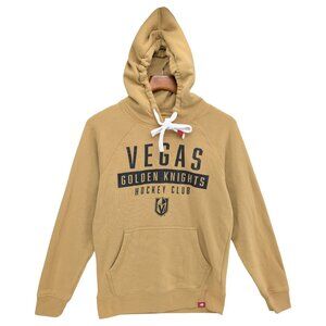 Sportiqe Vegas Golden Knights Hockey Hoodie Mens Gold Pullover Size S